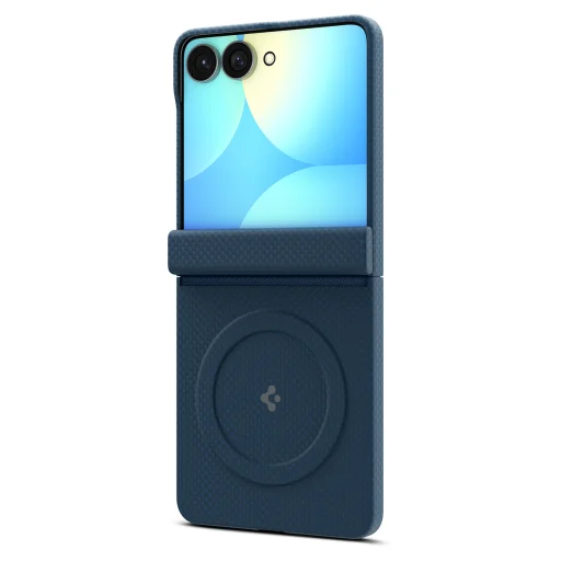 Samsung Galaxy Z Flip8 námornícka modrá Spigen Air Skin Aramid MagSafe puzdro - 11