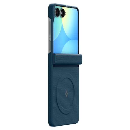 Samsung Galaxy Z Flip8 námornícka modrá Spigen Air Skin Aramid MagSafe puzdro - 12
