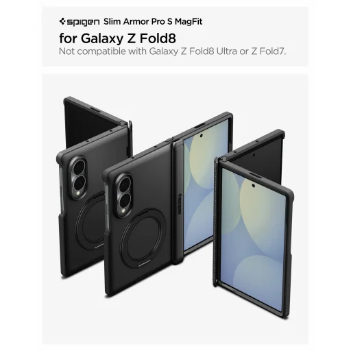Samsung Galaxy Z Fold8 čierne puzdro Spigen Slim Armor Pro S MagSafe - 16