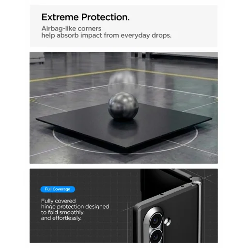 Samsung Galaxy Z Fold8 Ultra fekete Spigen Tough Armor Pro MagSafe tok - 15