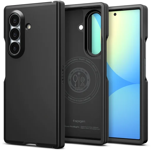 Čierne puzdro Spigen Tough Armor Pro MagSafe pre Samsung Galaxy Z Fold8 Ultra - 1