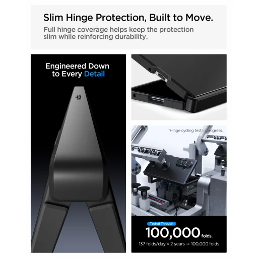 Čierne puzdro Spigen Tough Armor Pro MagSafe pre Samsung Galaxy Z Fold8 Ultra - 14