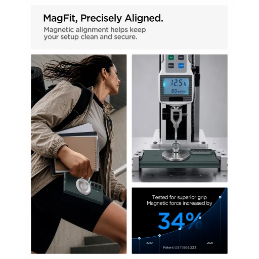Samsung Galaxy Z Fold8 Ultra tmavozelené puzdro Spigen Air Fit Pro MagSafe - 20