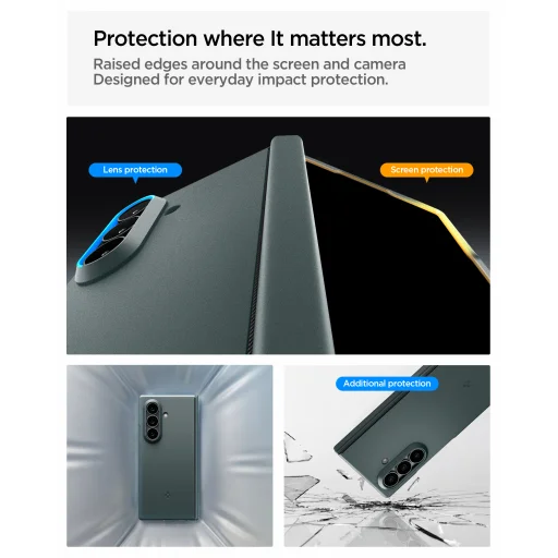 Samsung Galaxy Z Fold8 Ultra tmavozelené puzdro Spigen Air Fit Pro MagSafe - 22