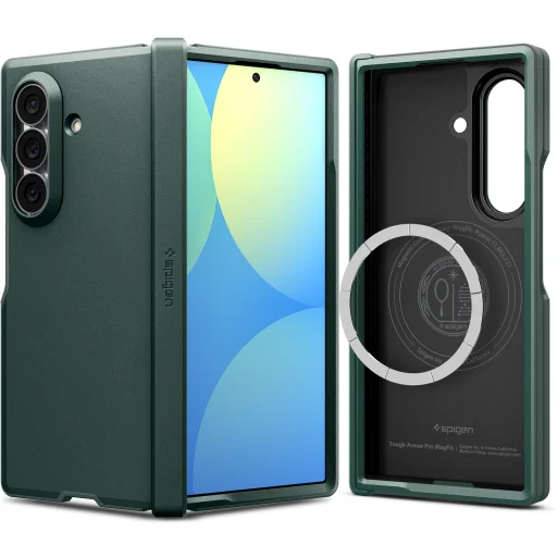 Samsung Galaxy Z Fold8 Ultra tmavozelený Spigen Tough Armor Pro MagSafe ochranný kryt - 2
