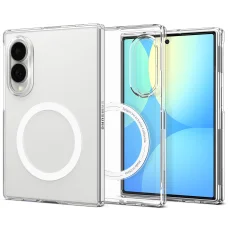 Samsung Galaxy Z Fold8 priesvitné biele puzdro Spigen Air Skin MagFit