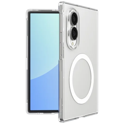 Samsung Galaxy Z Fold8 priesvitné biele puzdro Spigen Air Skin MagFit - 6