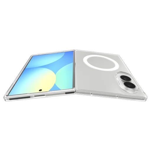 Samsung Galaxy Z Fold8 priesvitné biele puzdro Spigen Air Skin MagFit - 10
