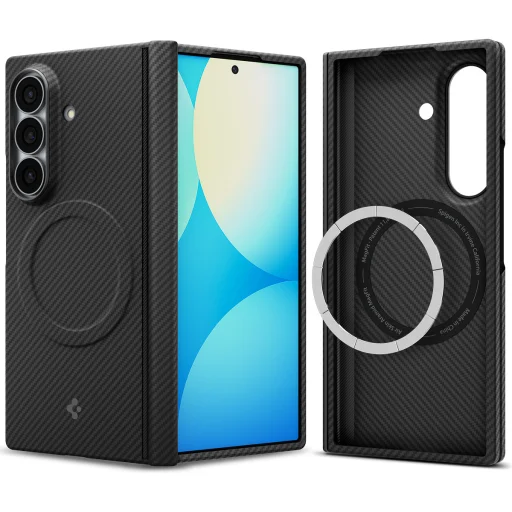 Samsung Galaxy Z Fold8 Ultra čierne puzdro Spigen Air Skin Aramid MagFit - 2