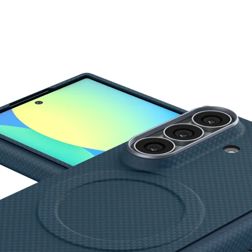 Samsung Galaxy Z Fold8 Ultra tmavomodré puzdro Spigen Air Skin Aramid MagSafe - 9