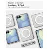 Samsung Galaxy Z Flip8 áttetsző fehér Spigen Air Skin MagFit vékony védőtok thumbnail