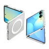 Samsung Galaxy Z Flip8 áttetsző fehér Spigen Air Skin MagFit vékony védőtok thumbnail