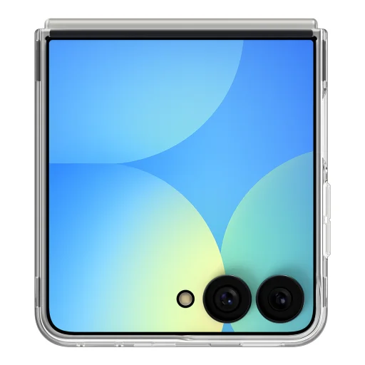Samsung Galaxy Z Flip8 priehľadný biely Spigen Air Skin MagFit tenký ochranný kryt - 6