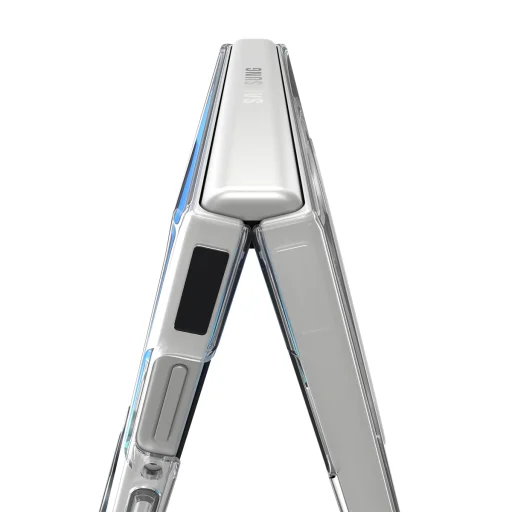 Samsung Galaxy Z Flip8 priehľadný biely Spigen Air Skin MagFit tenký ochranný kryt - 12