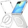 Samsung Galaxy Z Flip8 priehľadný biely Spigen Air Skin MagFit tenký ochranný kryt thumbnail