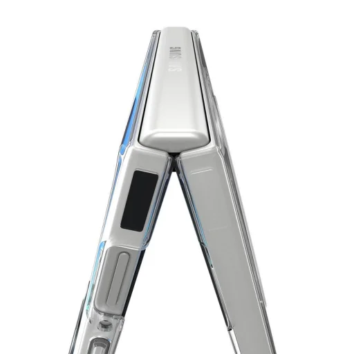 Samsung Galaxy Z Flip8 priehľadný biely Spigen Air Skin MagFit tenký ochranný kryt - 4