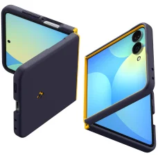 Samsung Galaxy Z Flip8 áfonyakék–sötétkék Spigen Nano Pop MagSafe tok