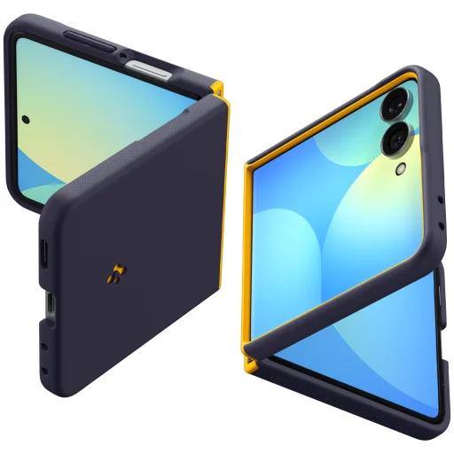 Puzdro Spigen Nano Pop MagSafe pre Samsung Galaxy Z Flip8, čučoriedková modrá – tmavomodrá - 1
