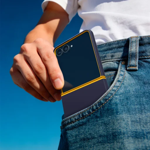 Puzdro Spigen Nano Pop MagSafe pre Samsung Galaxy Z Flip8, čučoriedková modrá – tmavomodrá - 33