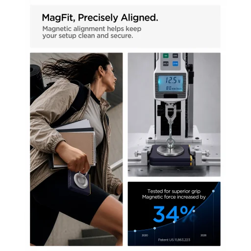 Puzdro Spigen Nano Pop MagSafe pre Samsung Galaxy Z Flip8, čučoriedková modrá – tmavomodrá - 45