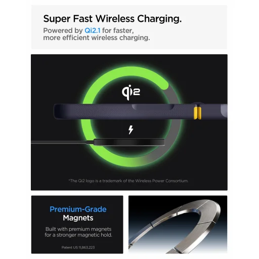 Puzdro Spigen Nano Pop MagSafe pre Samsung Galaxy Z Flip8, čučoriedková modrá – tmavomodrá - 51