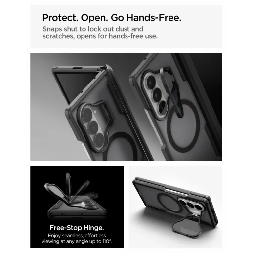 Samsung Galaxy Z Fold8 Ultra Spigen Optik Armor Pro MagSafe fekete tok - 18