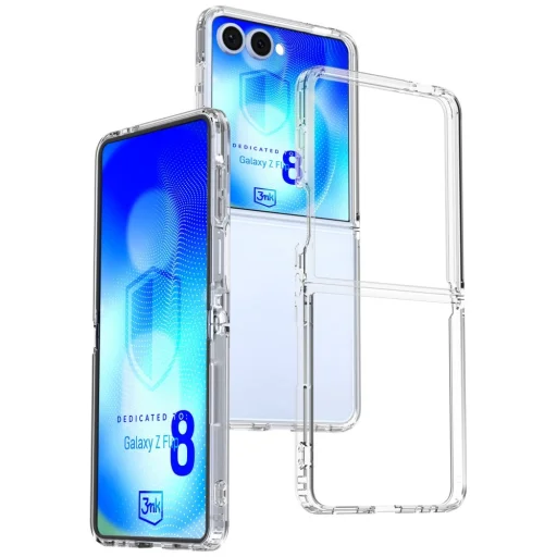 3MK Armor Case zadný kryt pre Samsung Galaxy Z Flip8, priehľadný - 3