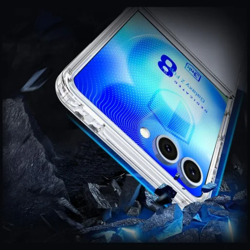 3MK Armor Case zadný kryt pre Samsung Galaxy Z Flip8, priehľadný - 5
