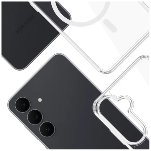 3MK Armor MagCase zadný kryt pre Samsung Galaxy S26 FE, priehľadný - 7