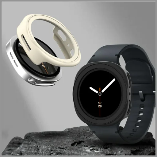 Araree Amy ochranné puzdro pre Samsung Galaxy Watch8 40 mm, čierne - 4