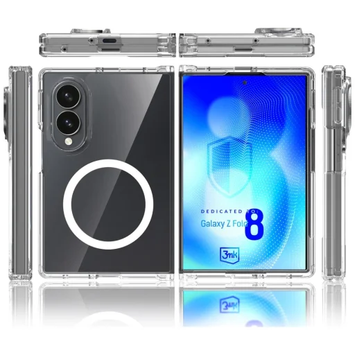 3MK Armor MagCase zadný kryt pre Samsung Galaxy Z Fold8, priehľadný - 5