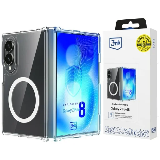 3MK Armor MagCase zadný kryt pre Samsung Galaxy Z Fold8, priehľadný - 1