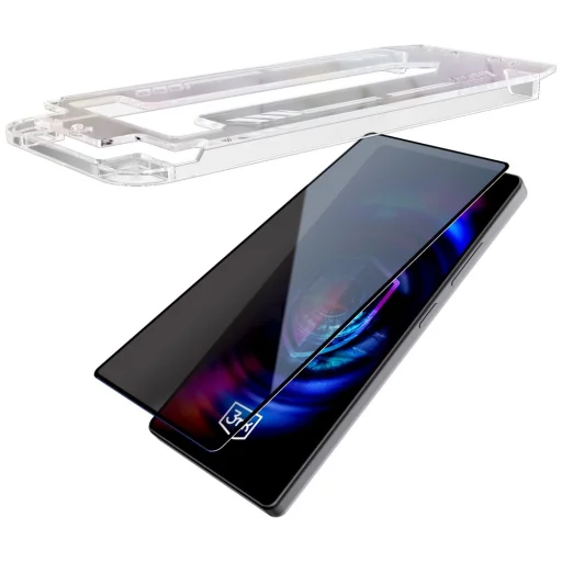 3MK HardGlass Max Privacy privátne tvrdené sklo s aplikátorom pre Samsung Galaxy S26+, čierne - 6
