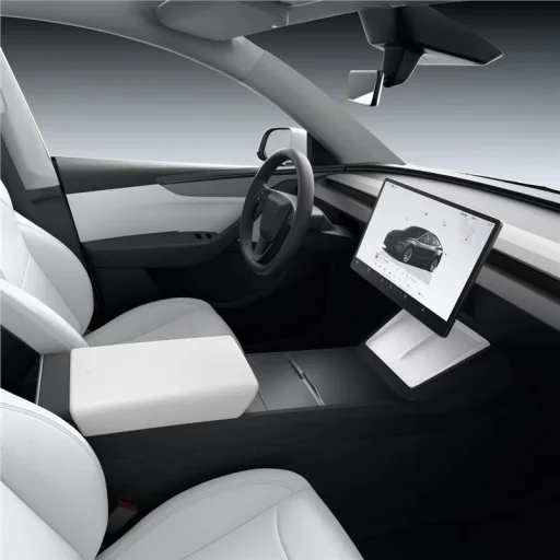 Spigen ochranný kryt na bezdrôtovú nabíjaciu podložku Tesla, biely – Tesla Model Y 2025 - 10