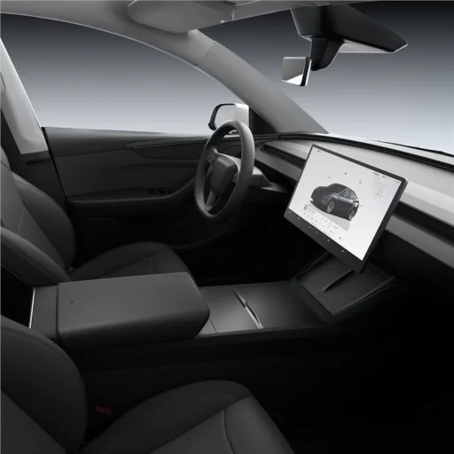 Spigen kryt na bezdrôtovú nabíjaciu podložku Tesla čierny – Tesla Model Y 2025 - 9