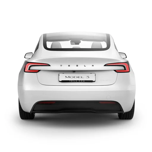 Spigen Tesla zadný emblém logo kompletný kryt čierny – Tesla Model 3 2024 - 8