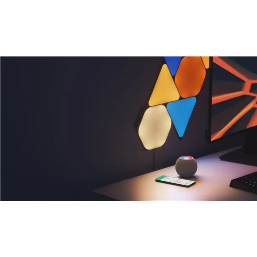 Nanoleaf Shapes Ultra Black šesťuholníkové svetelné panely štartovacia sada 9 ks - 5
