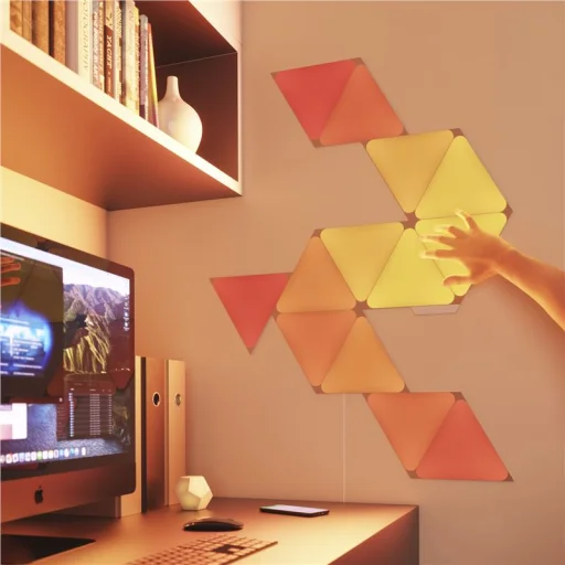 Nanoleaf Shapes Triangles Mini rozširujúca sada, 3 ks - 4