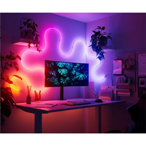 Nanoleaf inteligentný viacfarebný ohybný svetelný kábel, 5 m - 10