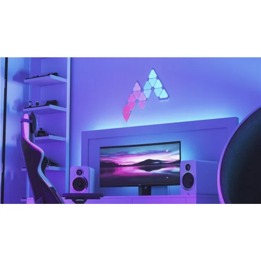 Nanoleaf Shapes Triangles Mini rozširujúca súprava, 10 ks - 4