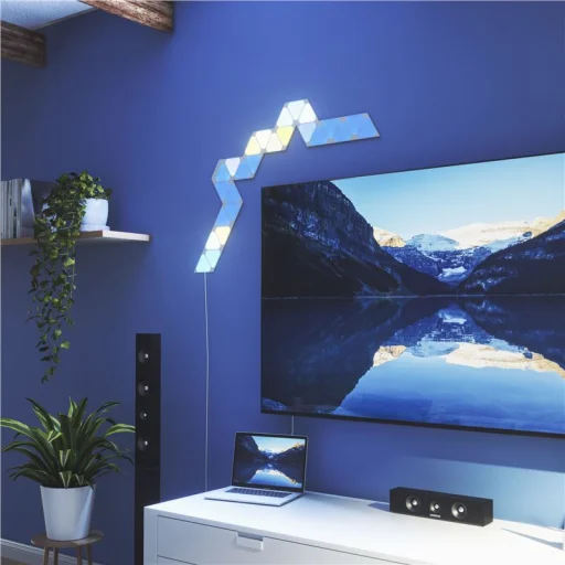 Nanoleaf Shapes Triangles Mini rozširujúca súprava, 10 ks - 7