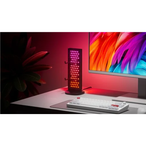 Nanoleaf Pegboard Desk Dock svietiaci stolný organizér s USB rozbočovačom - 7
