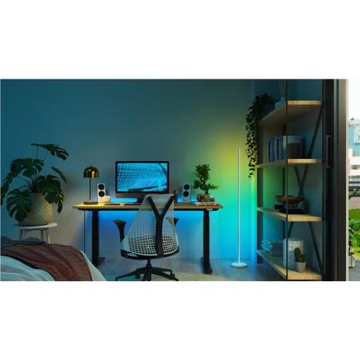 Nanoleaf Matter inteligentná viacfarebná stojacia lampa, biela - 7