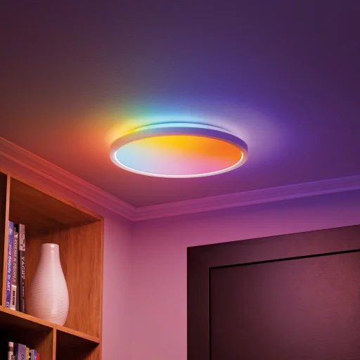 Nanoleaf inteligentné viacfarebné stropné svietidlo, biele - 14