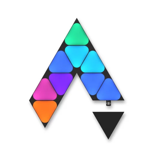 Nanoleaf Shapes čierne Mini trojuholníky rozširujúca súprava, 10 ks - 1
