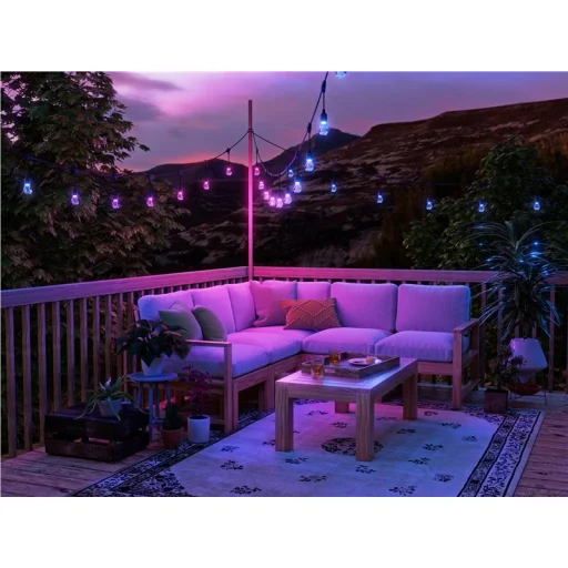 Nanoleaf Outdoor String Lights rozširujúca súprava, 15 m - 12