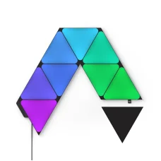 Nanoleaf Shapes Ultra čierne trojuholníky štartovacia sada, 9 ks