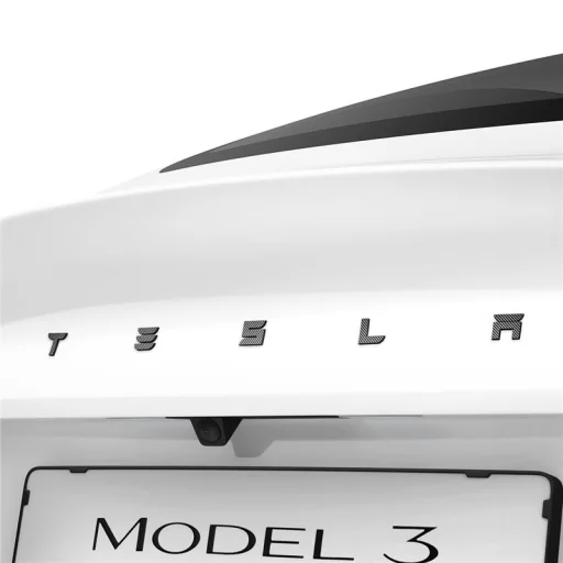Spigen celoplošný karbónový kryt zadného emblému Tesla – Tesla Model 3 2024 - 1