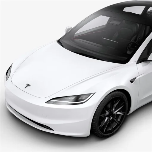 Spigen Tesla predný emblém logo kompletné prekrytie karbón – Tesla Model 3 2024 - 9