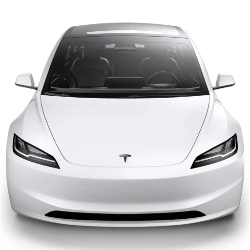 Spigen Tesla predný emblém logo kompletné prekrytie karbón – Tesla Model 3 2024 - 10